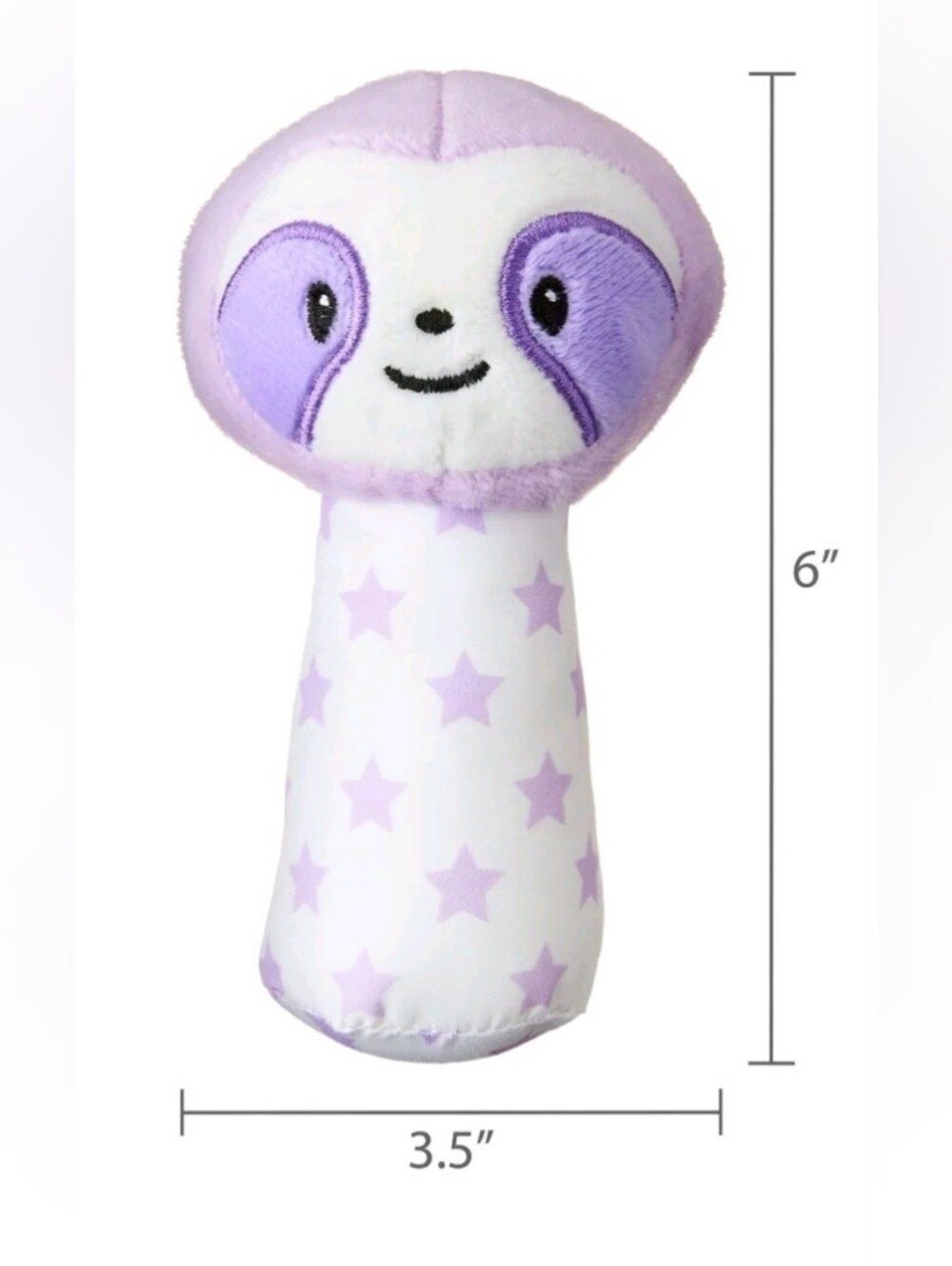 Spark Create Imagine Purple Star Sloth Rattle - Picture 8 of 14